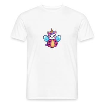 Einhornmarienkäfer - Männer T-Shirt - Weiß - Vorne - AI Model Male 178 dark (178cm)