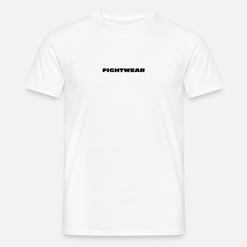 Fightware Logo - Männer T-Shirt - Weiß