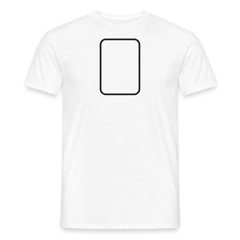 Mathematik Symbol - Rechteck - Männer T-Shirt - Weiß - Vorne - AI Model Male 178 dark (178cm)