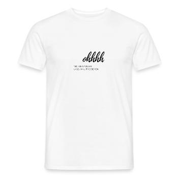 Abkürzung - Männer T-Shirt - Weiß - Vorne - AI Model Male 178 dark (178cm)