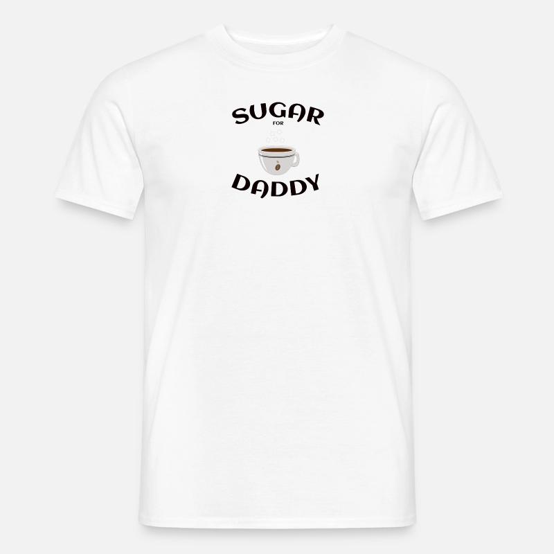 Sugar Daddy - Männer T-Shirt - Weiß