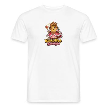 Kartoffel-Königin | Kartoffelkönigin (md) - Männer T-Shirt - Weiß - Vorne - AI Model Male 178 dark (178cm)