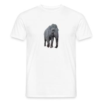 Elefant - Männer T-Shirt - Weiß - Vorne - AI Model Male 178 dark (178cm)