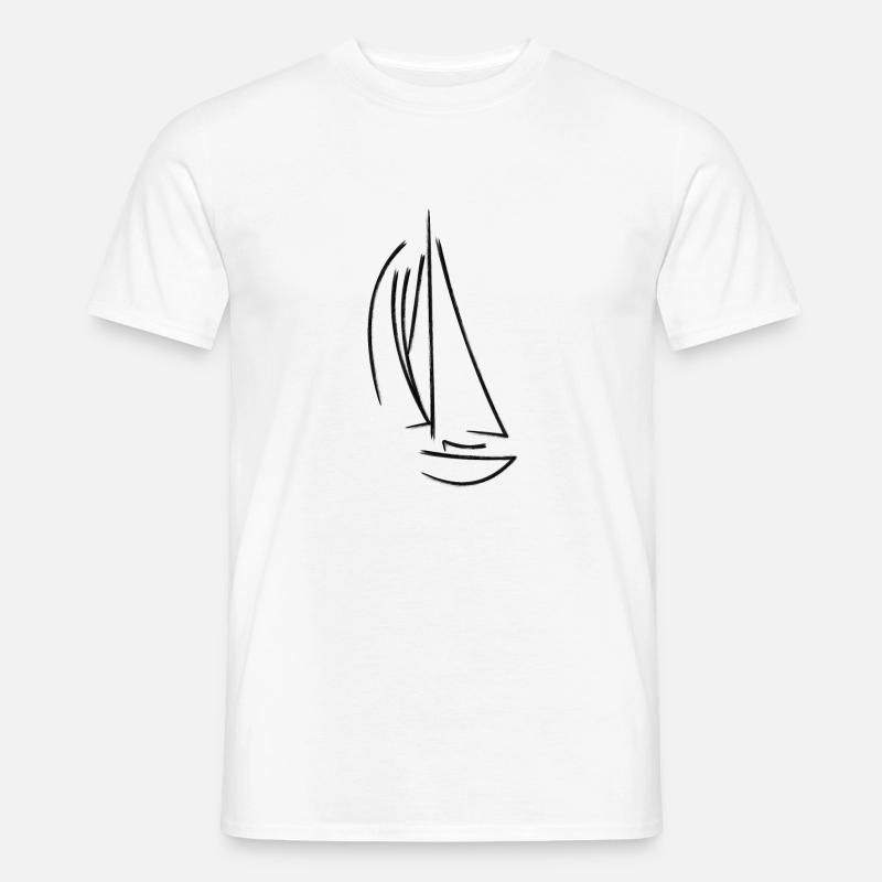 Barca a vela Velo Idea Regalo - T-shirt uomo - bianco