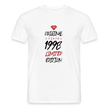 1998 limited edition - Männer T-Shirt - Weiß - Vorne - AI Model Male 178 dark (178cm)