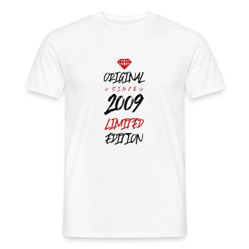 2009 limited edition - Männer T-Shirt - Weiß - Vorne - AI Model Male 178 dark (178cm)
