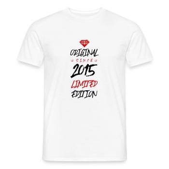 Édition limitée 2015 - T-shirt homme - blanc - Devant - AI Model Male 178 dark (178cm)