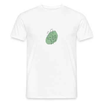 cactus - Men's T-Shirt - white - Front - AI Model Male 178 dark (178cm)