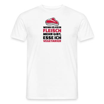 Fleisch - Männer T-Shirt - Weiß - Vorne - AI Model Male 178 dark (178cm)