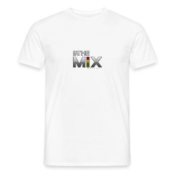 intheMix - Männer T-Shirt - Weiß - Vorne - AI Model Male 178 dark (178cm)