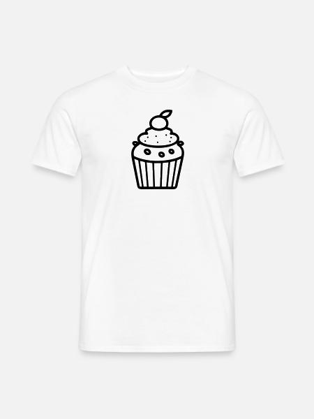 muffin - Men's T-Shirt - white