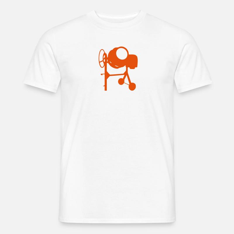 mischer - Männer T-Shirt - Weiß