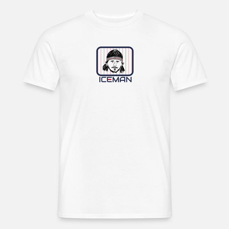 Eismann - Männer T-Shirt - Weiß
