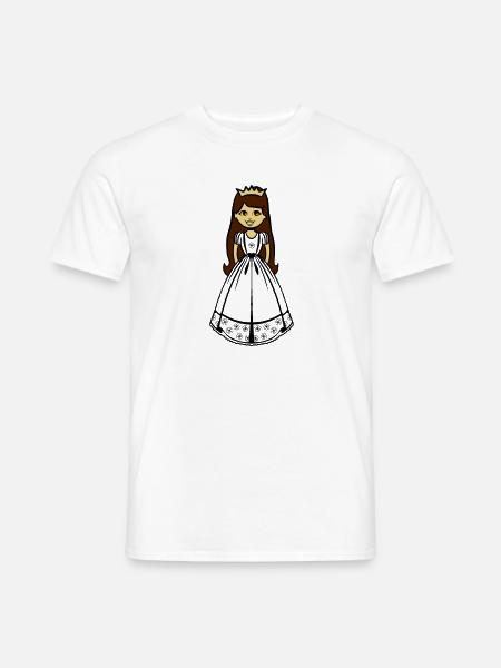 Prinzessin Mädchen Kind - Männer T-Shirt - Weiß