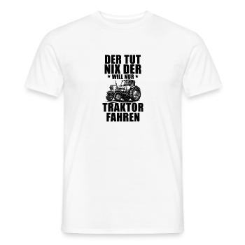 Landwirt Bauer Farmer - Männer T-Shirt - Weiß - Vorne - AI Model Male 178 dark (178cm)