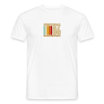 Original 1986 Limited Edition - Men's T-Shirt - white - Front - AI Model Male 178 dark (178cm)