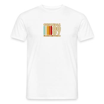 Original 89 Limited Edition - Men's T-Shirt - white - Front - AI Model Male 178 dark (178cm)