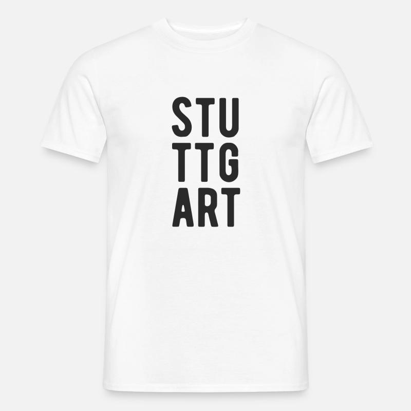 Stuttgart Meme Stuttgarter Stuttgarterin Sprüche - Männer T-Shirt - Weiß