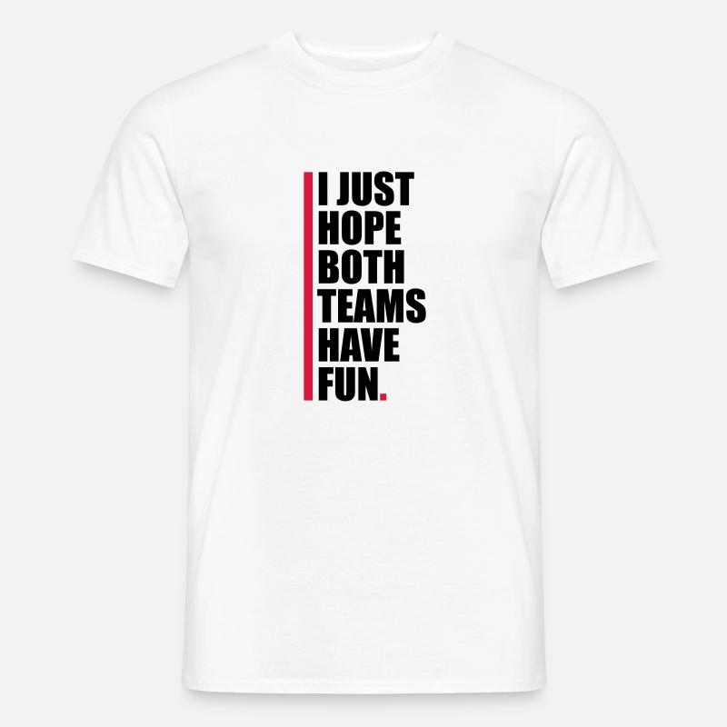 Both Teams Have Fun - Männer T-Shirt - Weiß