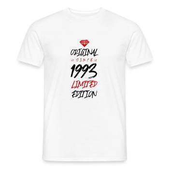 1993 limited edition - Männer T-Shirt - Weiß - Vorne - AI Model Male 178 dark (178cm)