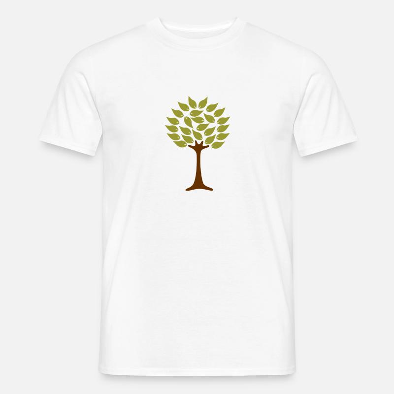 Baum des Lebens - Männer T-Shirt - Weiß