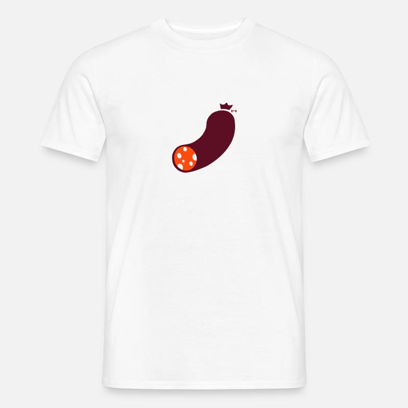 wurst - Männer T-Shirt - Weiß