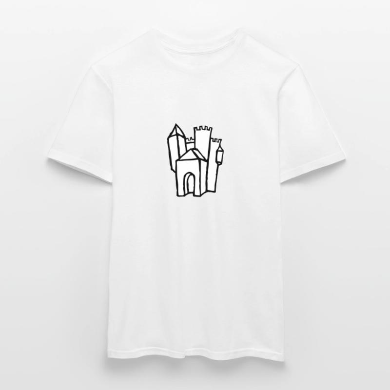 Edificio - castello - sw T-shirt uomo