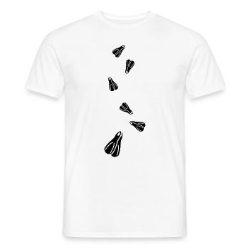 Diving Fins Diver silhouette - Men's T-Shirt - white - Front - AI Model Male 178 dark (178cm)