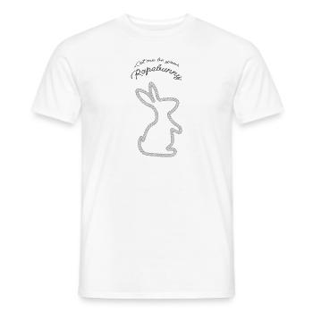 Let me be your Ropebunny - Männer T-Shirt - Weiß - Vorne - AI Model Male 178 dark (178cm)