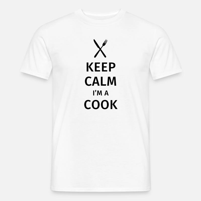 Keep Calm I'm a Cook - Männer T-Shirt - undefined