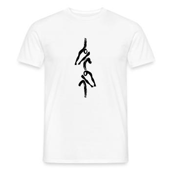 2- Ruderboot - Männer T-Shirt - Weiß - Vorne - AI Model Male 178 dark (178cm)