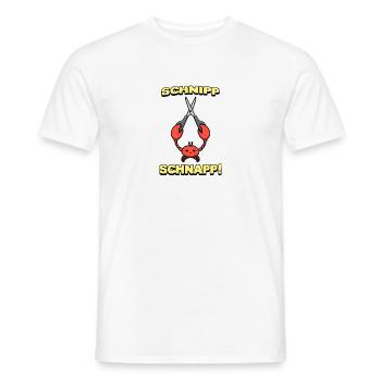 Snip Snap - Men's T-Shirt - white - Front - AI Model Male 178 dark (178cm)