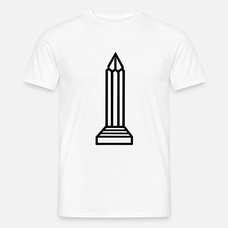 obelisk - Men's T-Shirt - white