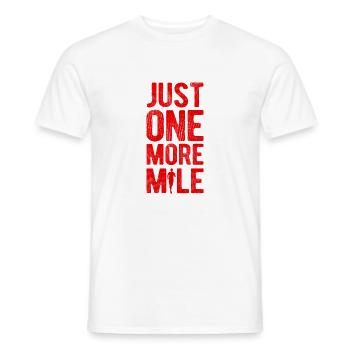 Läufer Joggen - Männer T-Shirt - Weiß - Vorne - AI Model Male 178 dark (178cm)