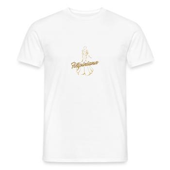 Philippinen Filipina Stolz Kleid Pinay I Geschenk - Männer T-Shirt - Weiß - Vorne - AI Model Male 178 dark (178cm)