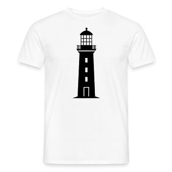 Phare - T-shirt homme - blanc - Devant - AI Model Male 178 dark (178cm)
