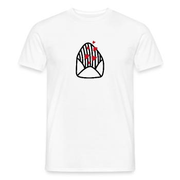 Brief Liebe Liebesbrief süß Liebespaar Paar - Männer T-Shirt - Weiß - Vorne - AI Model Male 178 dark (178cm)