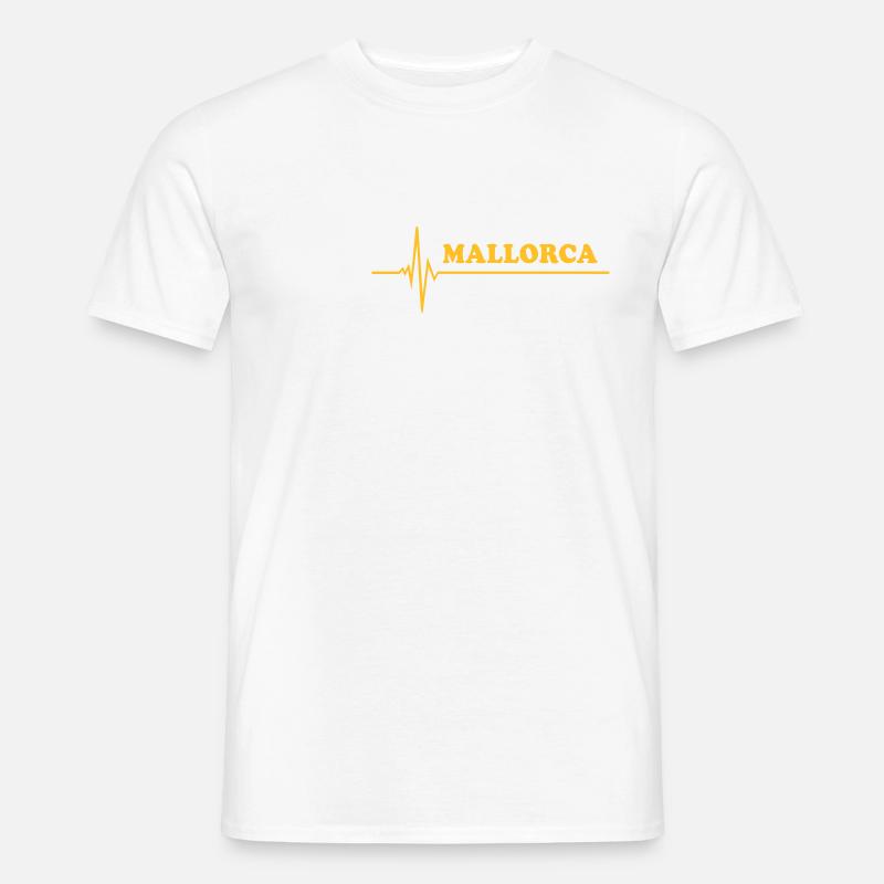 Mallorca - Männer T-Shirt - Weiß