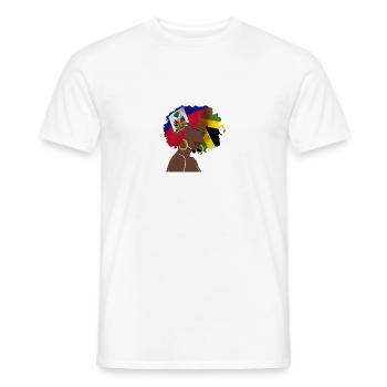 Haiti Haitian Jamaica Combination I Gift - Men's T-Shirt - white - Front - AI Model Male 178 dark (178cm)
