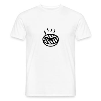 Grill - T-shirt homme - blanc - Devant - AI Model Male 178 dark (178cm)