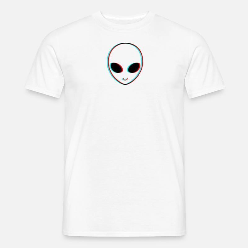 Alien - Männer T-Shirt - Weiß