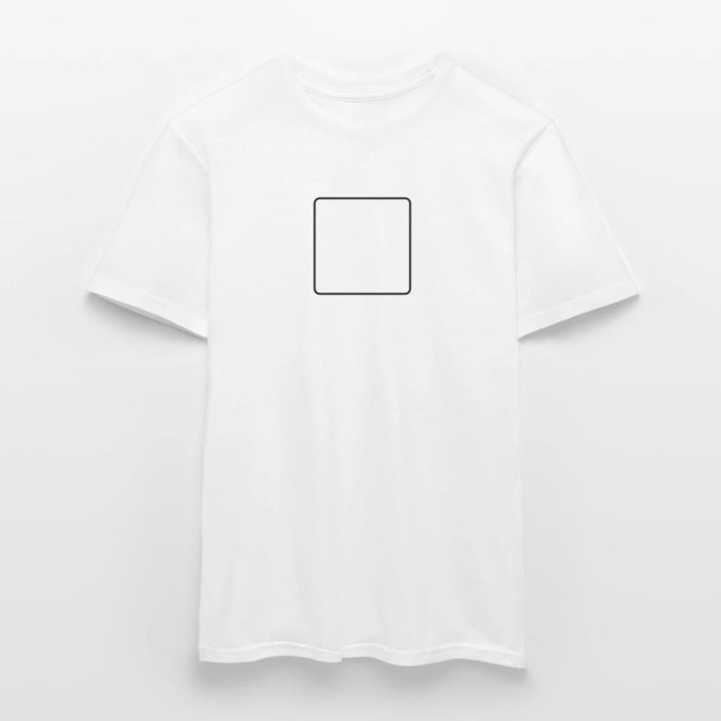 Square frame / / frame / / rectangle / / Text Men’s T-shirt