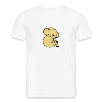 Koala (2c) - T-shirt homme - blanc - Devant - AI Model Male 178 dark (178cm)