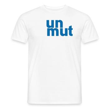 Unmut - Männer T-Shirt - Weiß - Vorne - AI Model Male 178 dark (178cm)