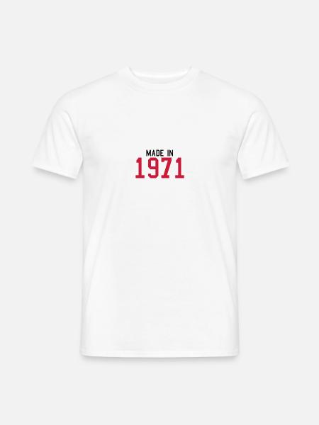 1971 - Men's T-Shirt - white