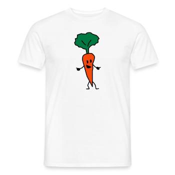 carrot - Männer T-Shirt - Weiß - Vorne - AI Model Male 178 dark (178cm)