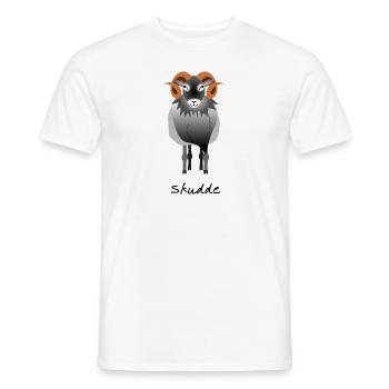 Skudde grau - Männer T-Shirt - Weiß - Vorne - AI Model Male 178 dark (178cm)