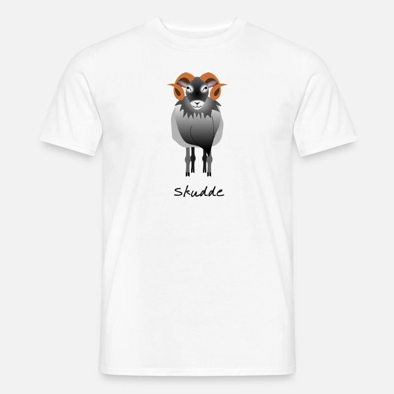 Skudde grau - Männer T-Shirt - Weiß