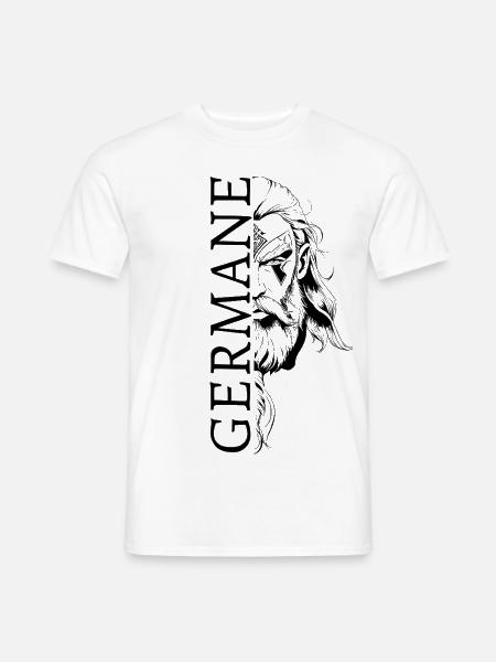 Germane Germanen Deutscher Germany Valhalla - Männer T-Shirt - Weiß