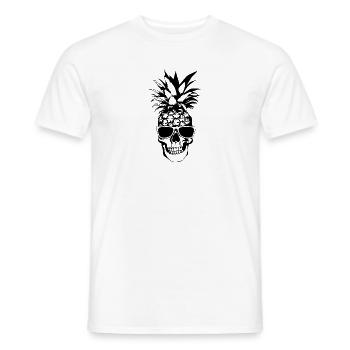 Pineapple - Men's T-Shirt - white - Front - AI Model Male 178 dark (178cm)